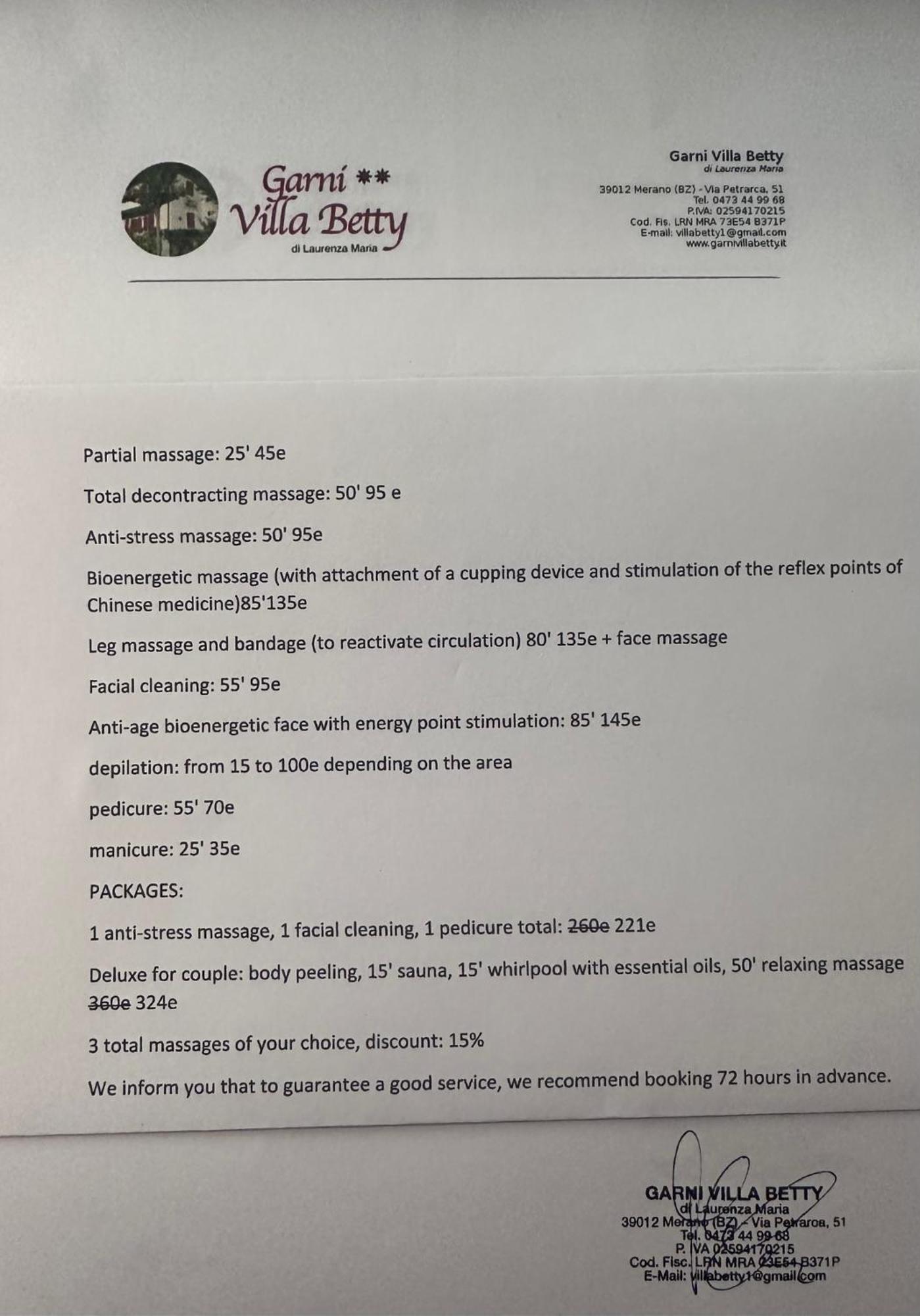 Garni Villa Betty Meran Buitenkant foto